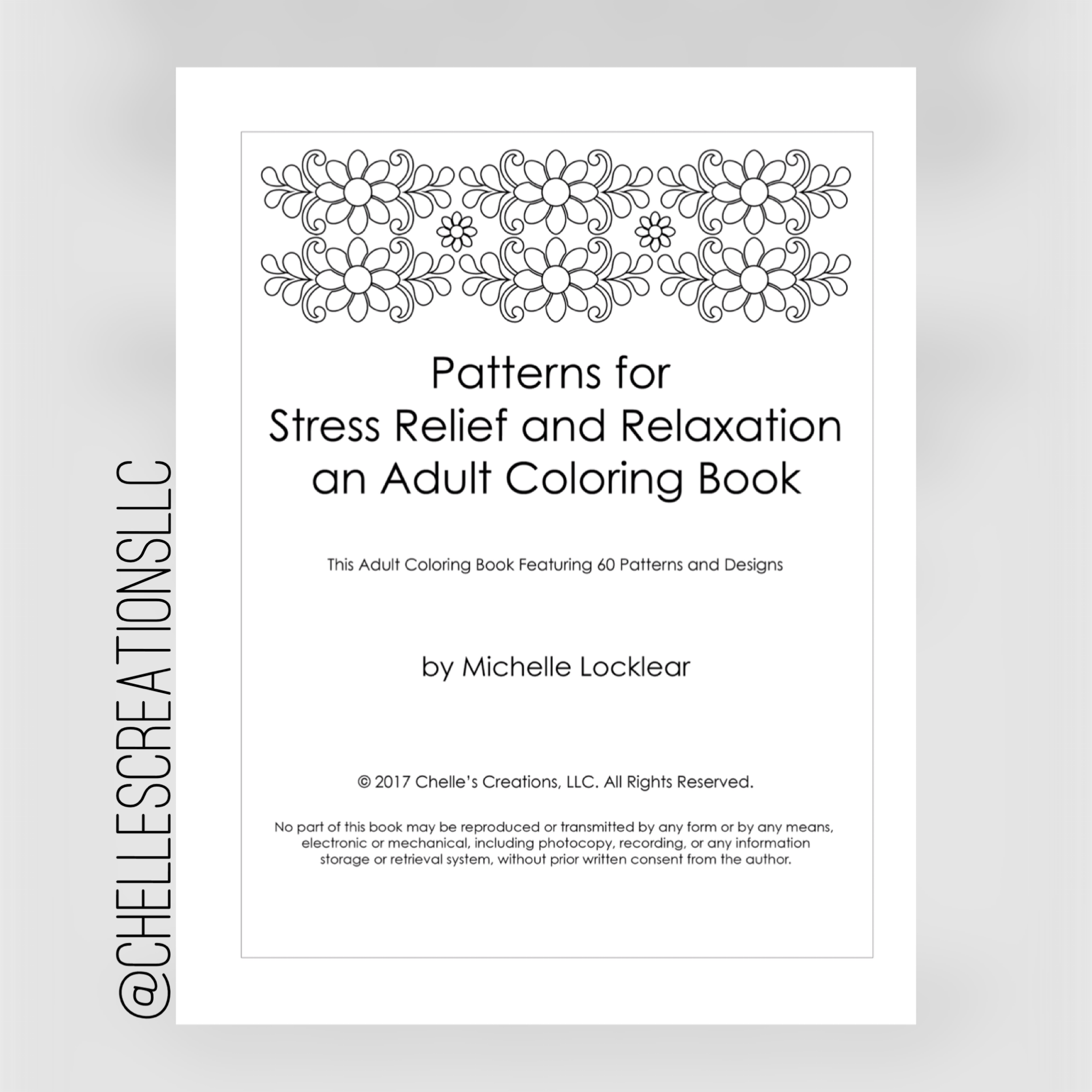Adult Coloring Book Relaxation and Stress Relief 