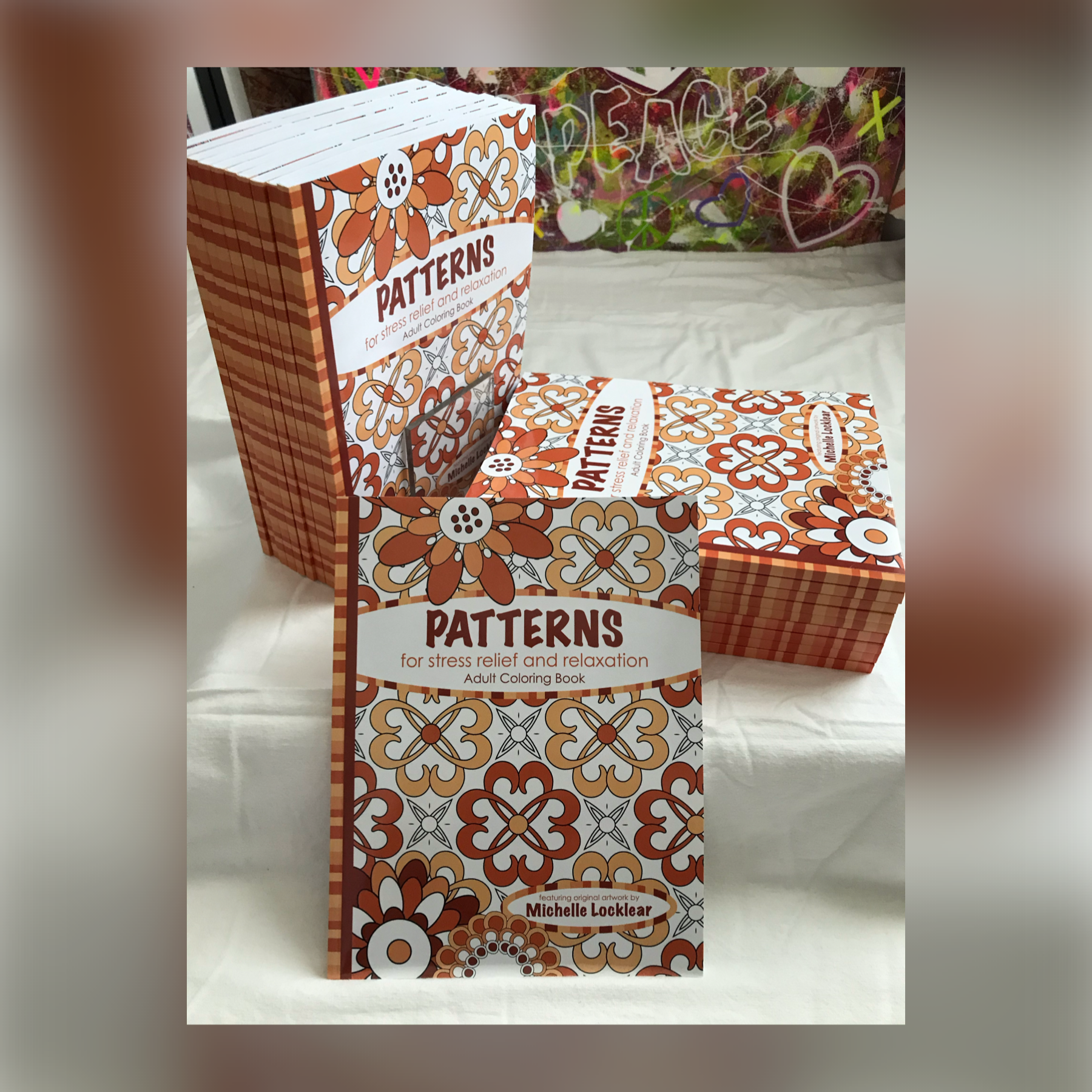 Adult Coloring Book: Stress Relieving Patterns, Mini Celebration